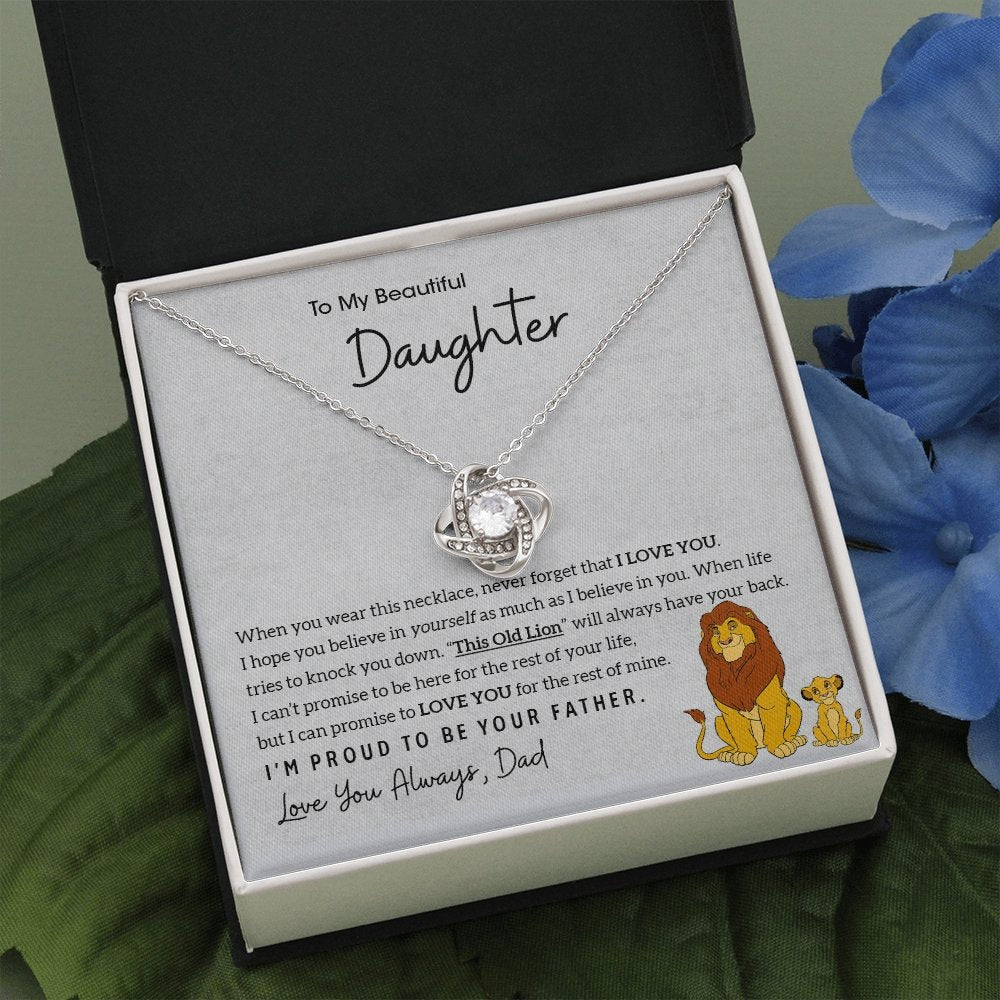 To My Beautiful Daughter | I'm Proud To Be Your Father ❤️🔥 | Jewelry | C30011TG, C30011TR, lx-C30011, PB23-WOOD, PROD-1893193, PT-922, TNM-1, USER-43062 | TageUnlimited