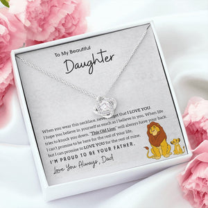To My Beautiful Daughter | I'm Proud To Be Your Father ❤️🔥 | Jewelry | C30011TG, C30011TR, lx-C30011, PB23-WOOD, PROD-1893193, PT-922, TNM-1, USER-43062 | TageUnlimited