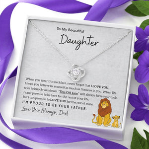 To My Beautiful Daughter | I'm Proud To Be Your Father ❤️🔥 | Jewelry | C30011TG, C30011TR, lx-C30011, PB23-WOOD, PROD-1893193, PT-922, TNM-1, USER-43062 | TageUnlimited