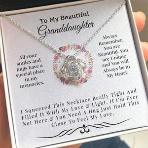 To My Beautiful Granddaughter | Light and Love Necklace 💓💓 | Jewelry | C30011TG, C30011TR, lx-C30011, PB23-WOOD, PROD-1582898, PT-922, TNM-1, USER-43062, WARRANTY-UPSELL | TageUnlimited