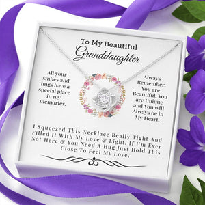 To My Beautiful Granddaughter | Light and Love Necklace 💓💓 | Jewelry | C30011TG, C30011TR, lx-C30011, PB23-WOOD, PROD-1582898, PT-922, TNM-1, USER-43062, WARRANTY-UPSELL | TageUnlimited