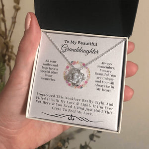 To My Beautiful Granddaughter | Light and Love Necklace 💓💓 | Jewelry | C30011TG, C30011TR, lx-C30011, PB23-WOOD, PROD-1582898, PT-922, TNM-1, USER-43062, WARRANTY-UPSELL | TageUnlimited