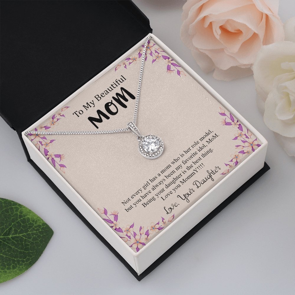 To My Beautiful Mom | Being Your Daughter | Jewelry | C30187TR, lx-C30187, PB23-WOOD, PROD-2035082, PT-2646, TNM-1, USER-43062 | TageUnlimited