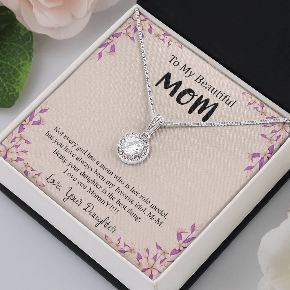 To My Beautiful Mom | Being Your Daughter | Jewelry | C30187TR, lx-C30187, PB23-WOOD, PROD-2035082, PT-2646, TNM-1, USER-43062 | TageUnlimited