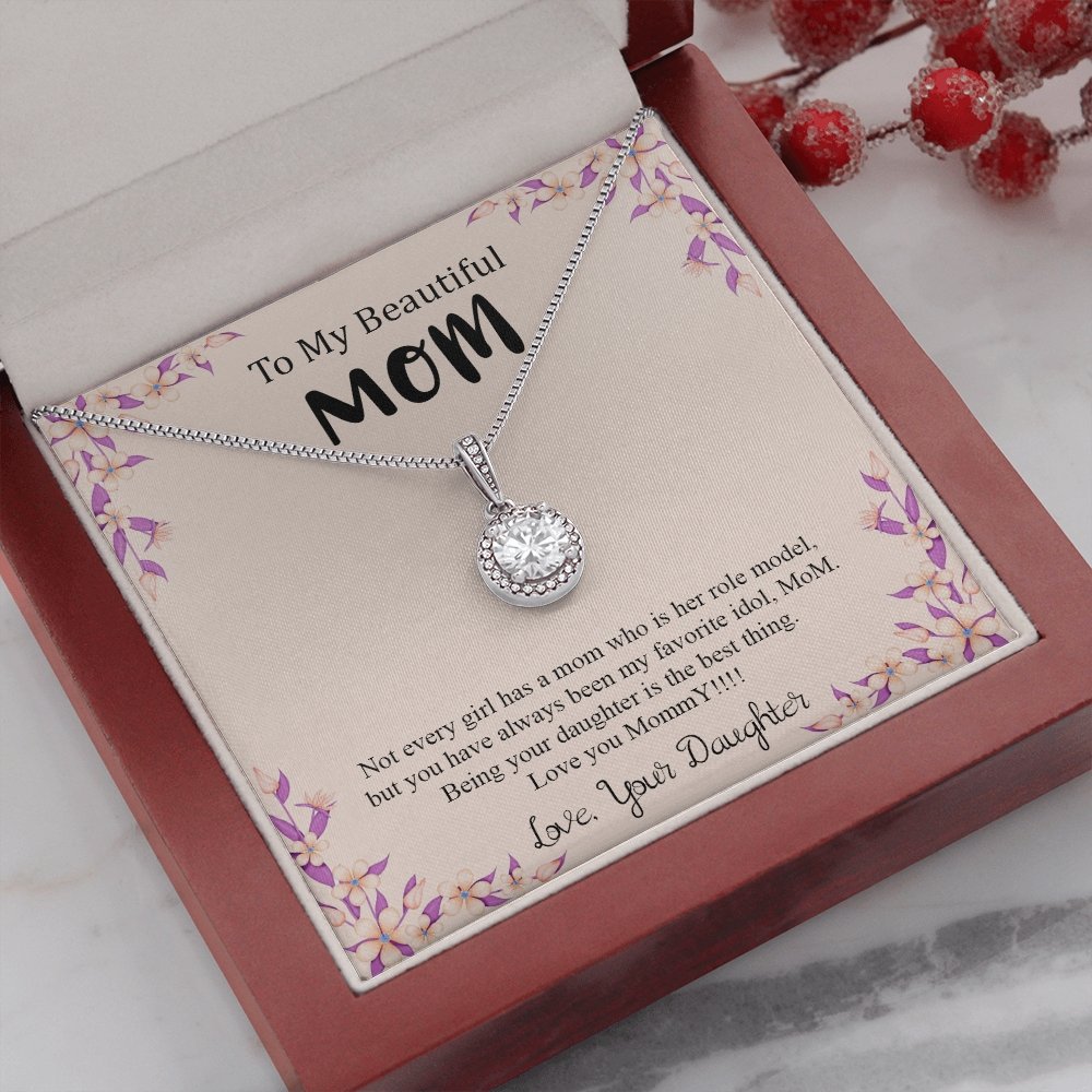 To My Beautiful Mom | Being Your Daughter | Jewelry | C30187TR, lx-C30187, PB23-WOOD, PROD-2035082, PT-2646, TNM-1, USER-43062 | TageUnlimited