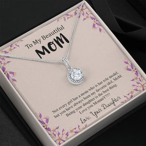 To My Beautiful Mom | Being Your Daughter | Jewelry | C30187TR, lx-C30187, PB23-WOOD, PROD-2035082, PT-2646, TNM-1, USER-43062 | TageUnlimited