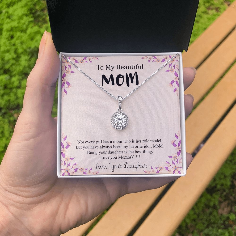 To My Beautiful Mom | Being Your Daughter | Jewelry | C30187TR, lx-C30187, PB23-WOOD, PROD-2035082, PT-2646, TNM-1, USER-43062 | TageUnlimited