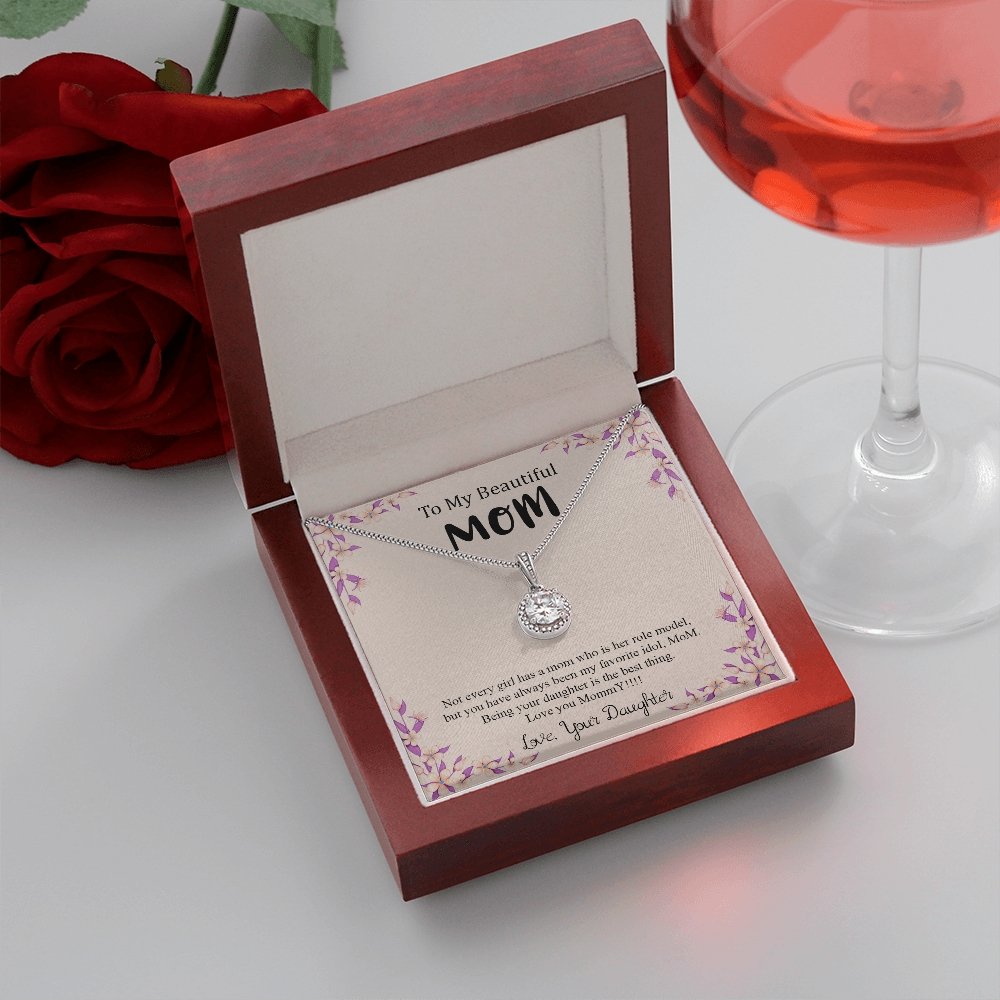 To My Beautiful Mom | Being Your Daughter | Jewelry | C30187TR, lx-C30187, PB23-WOOD, PROD-2035082, PT-2646, TNM-1, USER-43062 | TageUnlimited