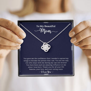 To My Beautiful Mom | I Love You | Jewelry | C30011TG, C30011TR, lx-C30011, PB23-WOOD, PROD-2001216, PT-922, TNM-1, USER-43062 | TageUnlimited