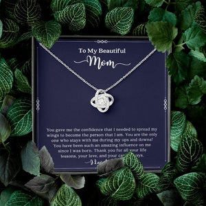 To My Beautiful Mom | I Love You | Jewelry | C30011TG, C30011TR, lx-C30011, PB23-WOOD, PROD-2001216, PT-922, TNM-1, USER-43062 | TageUnlimited