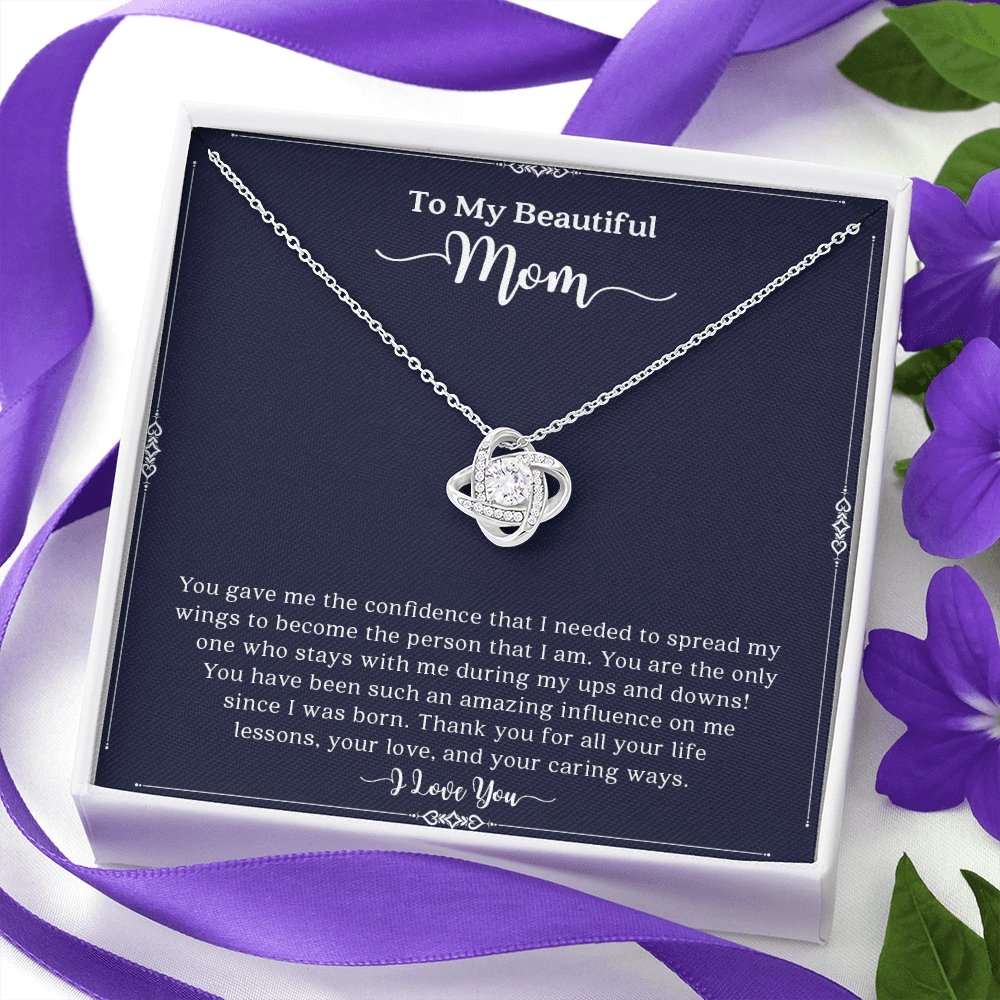 To My Beautiful Mom | I Love You | Jewelry | C30011TG, C30011TR, lx-C30011, PB23-WOOD, PROD-2001216, PT-922, TNM-1, USER-43062 | TageUnlimited