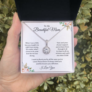 To My Beautiful Mom | I Want To Thank You | Jewelry | C30187TR, lx-C30187, PB23-WOOD, PROD-2096552, PT-2646, TNM-1, USER-43062 | TageUnlimited