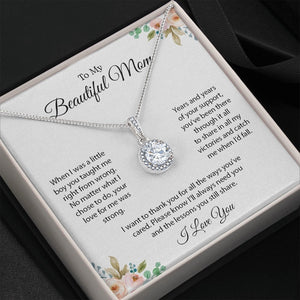 To My Beautiful Mom | I Want To Thank You | Jewelry | C30187TR, lx-C30187, PB23-WOOD, PROD-2096552, PT-2646, TNM-1, USER-43062 | TageUnlimited
