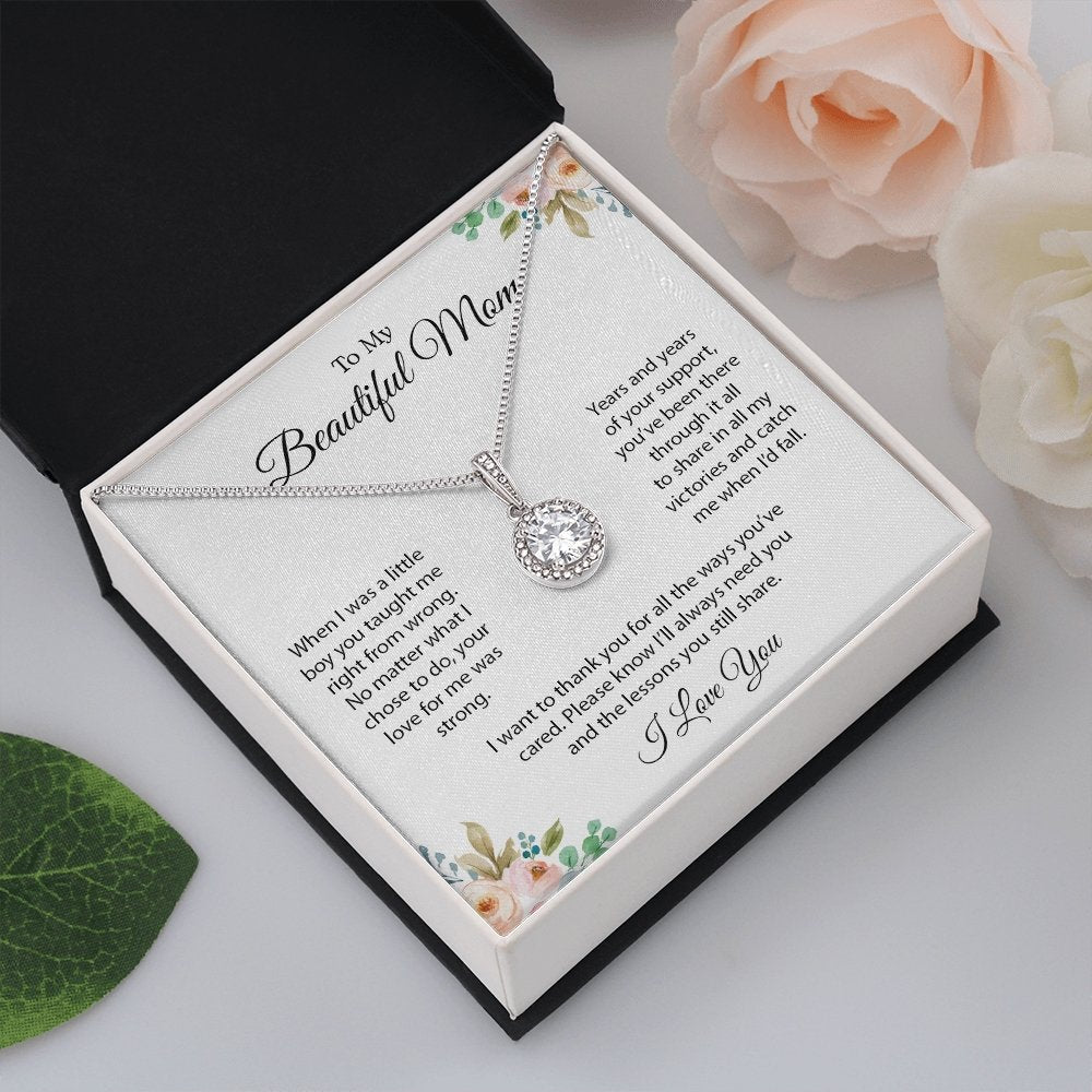 To My Beautiful Mom | I Want To Thank You | Jewelry | C30187TR, lx-C30187, PB23-WOOD, PROD-2096552, PT-2646, TNM-1, USER-43062 | TageUnlimited