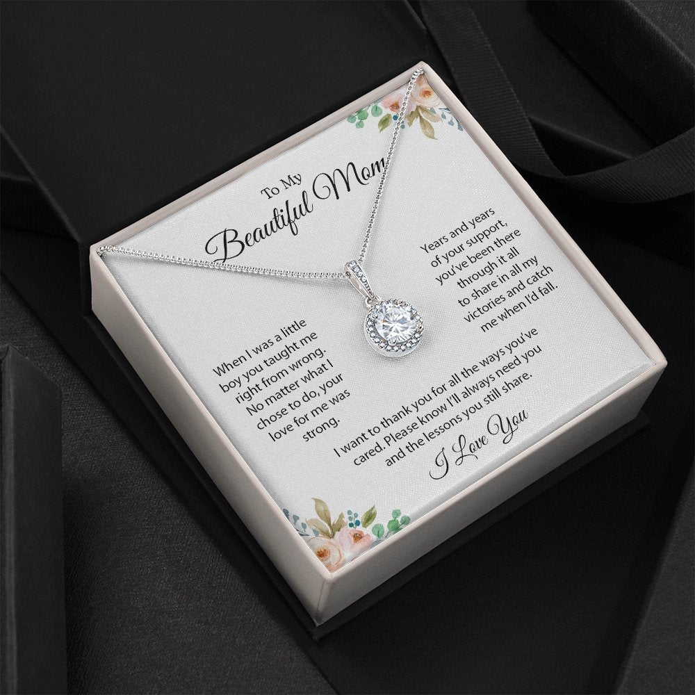To My Beautiful Mom | I Want To Thank You | Jewelry | C30187TR, lx-C30187, PB23-WOOD, PROD-2096552, PT-2646, TNM-1, USER-43062 | TageUnlimited