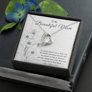 To My Beautiful Mom | No Matter Where I Go | Jewelry | C30025TG, C30025TR, lx-C30025, PB23-WOOD, PROD-2096515, PT-781, TNM-1, USER-43062 | TageUnlimited