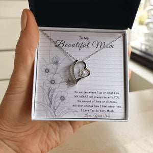 To My Beautiful Mom | No Matter Where I Go | Jewelry | C30025TG, C30025TR, lx-C30025, PB23-WOOD, PROD-2096515, PT-781, TNM-1, USER-43062 | TageUnlimited