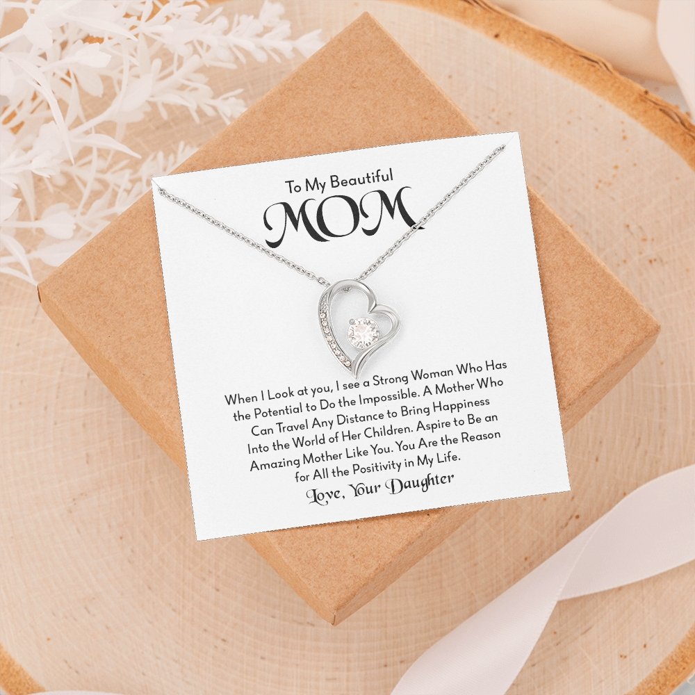 To My Beautiful Mom | When I Look At You | Jewelry | C30025TG, C30025TR, lx-C30025, PB23-WOOD, PROD-2096445, PT-781, TNM-1, USER-43062 | TageUnlimited