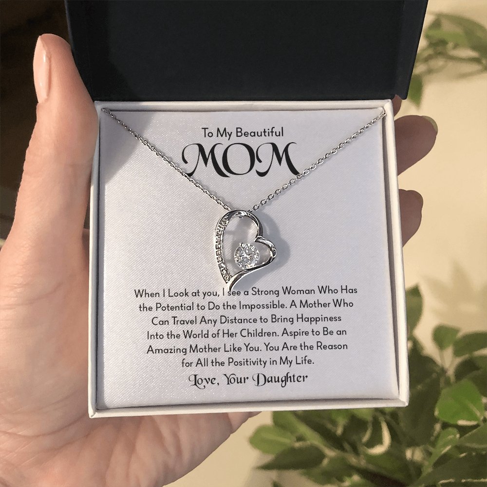 To My Beautiful Mom | When I Look At You | Jewelry | C30025TG, C30025TR, lx-C30025, PB23-WOOD, PROD-2096445, PT-781, TNM-1, USER-43062 | TageUnlimited