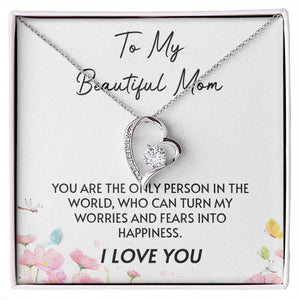 To My Beautiful Mom | You Are The Only Person | Jewelry | C30025TG, C30025TR, lx-C30025, PB23-WOOD, PROD-2096717, PT-781, TNM-1, USER-43062 | TageUnlimited