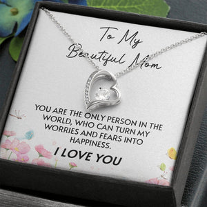 To My Beautiful Mom | You Are The Only Person | Jewelry | C30025TG, C30025TR, lx-C30025, PB23-WOOD, PROD-2096717, PT-781, TNM-1, USER-43062 | TageUnlimited