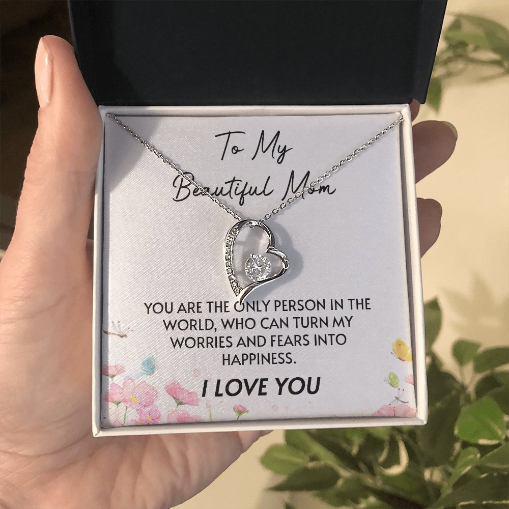 To My Beautiful Mom | You Are The Only Person | Jewelry | C30025TG, C30025TR, lx-C30025, PB23-WOOD, PROD-2096717, PT-781, TNM-1, USER-43062 | TageUnlimited