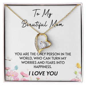 To My Beautiful Mom | You Are The Only Person | Jewelry | C30025TG, C30025TR, lx-C30025, PB23-WOOD, PROD-2096717, PT-781, TNM-1, USER-43062 | TageUnlimited