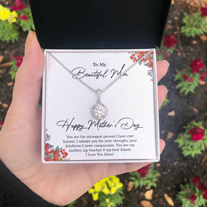 To My Beautiful Mom | You Are The Strongest Person | Jewelry | C30187TR, lx-C30187, PB23-WOOD, PROD-2093541, PT-2646, TNM-1, USER-43062 | TageUnlimited