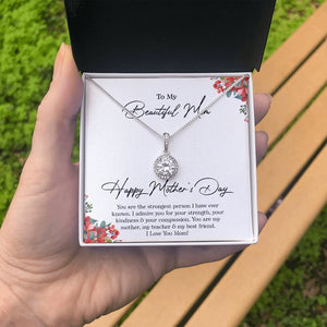To My Beautiful Mom | You Are The Strongest Person | Jewelry | C30187TR, lx-C30187, PB23-WOOD, PROD-2093541, PT-2646, TNM-1, USER-43062 | TageUnlimited