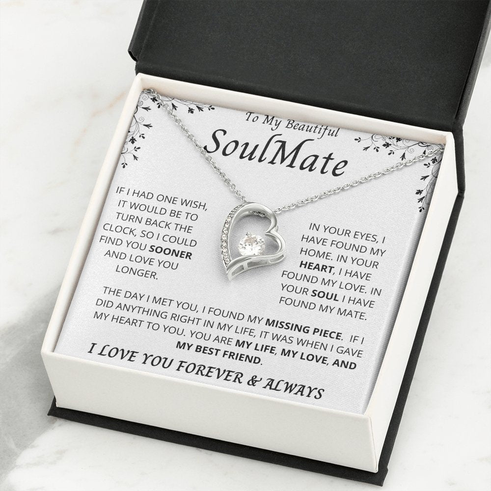 To My Beautiful Soulmate | Forever Love Necklace | Jewelry | TageUnlimited