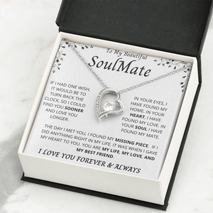 To My Beautiful Soulmate | Forever Love Necklace | Jewelry | TageUnlimited