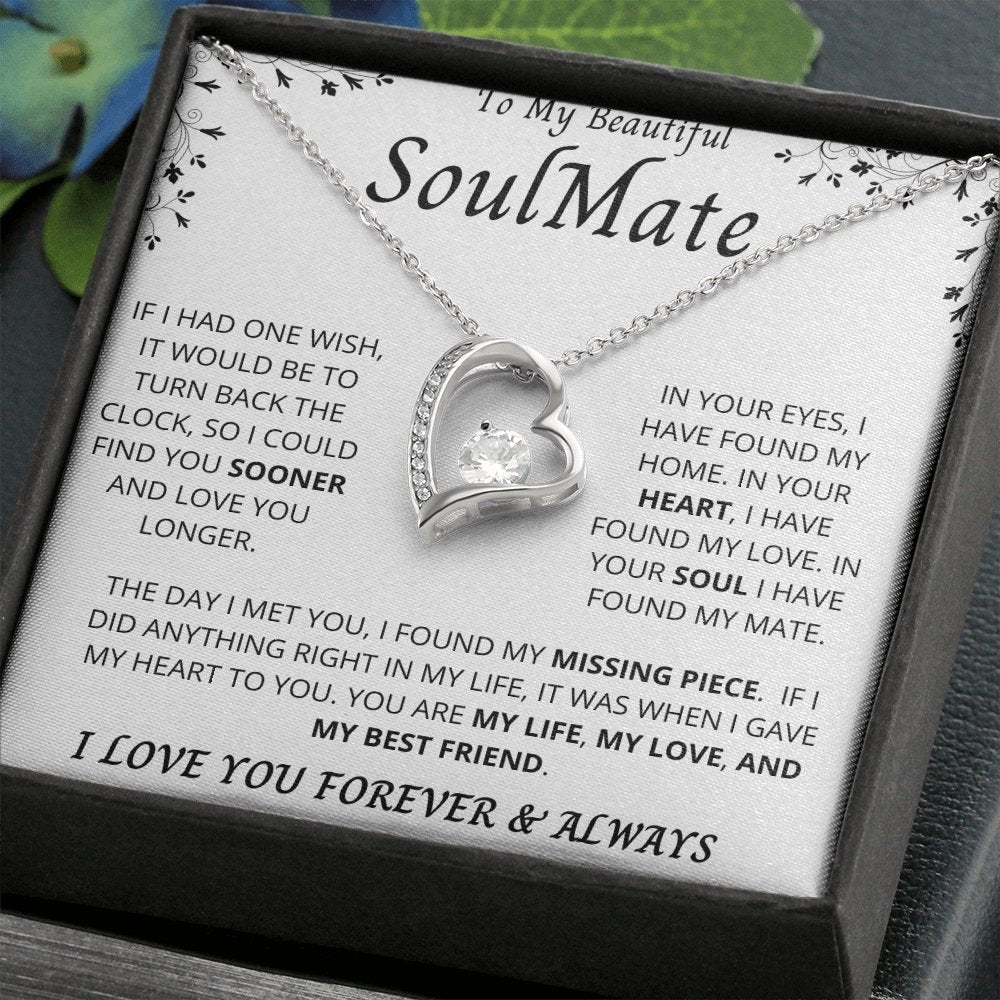 To My Beautiful Soulmate | Forever Love Necklace | Jewelry | TageUnlimited