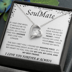 To My Beautiful Soulmate | Forever Love Necklace | Jewelry | TageUnlimited