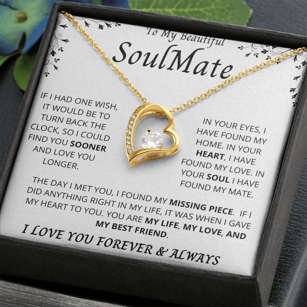 To My Beautiful Soulmate | Forever Love Necklace | Jewelry | TageUnlimited