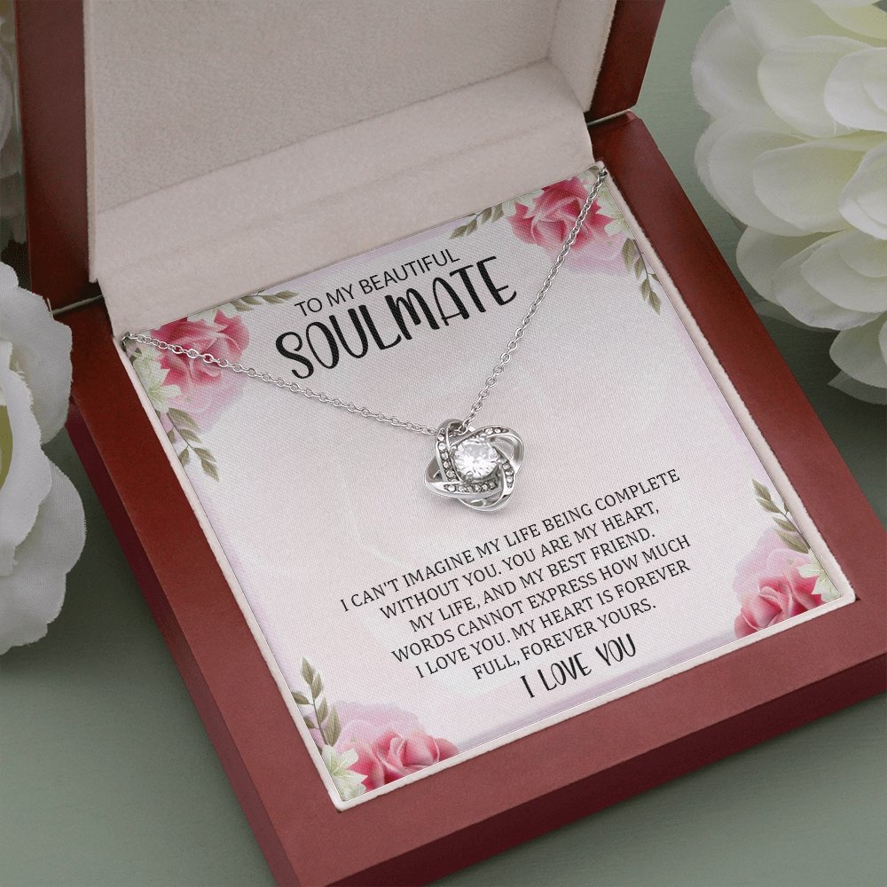 To My Beautiful Soulmate| I Can't Imagine My Life | Jewelry | C30011TG, C30011TR, lx-C30011, PB23-WOOD, PROD-2055708, PT-922, TNM-1, USER-43062 | TageUnlimited