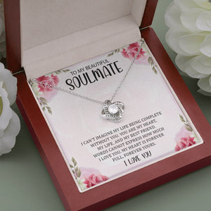 To My Beautiful Soulmate| I Can't Imagine My Life | Jewelry | C30011TG, C30011TR, lx-C30011, PB23-WOOD, PROD-2055708, PT-922, TNM-1, USER-43062 | TageUnlimited