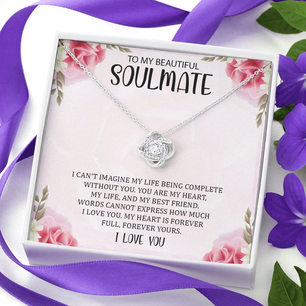To My Beautiful Soulmate| I Can't Imagine My Life | Jewelry | C30011TG, C30011TR, lx-C30011, PB23-WOOD, PROD-2055708, PT-922, TNM-1, USER-43062 | TageUnlimited