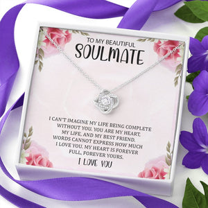 To My Beautiful Soulmate| I Can't Imagine My Life | Jewelry | C30011TG, C30011TR, lx-C30011, PB23-WOOD, PROD-2055708, PT-922, TNM-1, USER-43062 | TageUnlimited