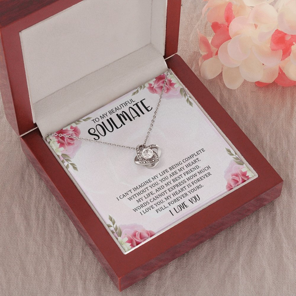 To My Beautiful Soulmate| I Can't Imagine My Life | Jewelry | C30011TG, C30011TR, lx-C30011, PB23-WOOD, PROD-2055708, PT-922, TNM-1, USER-43062 | TageUnlimited
