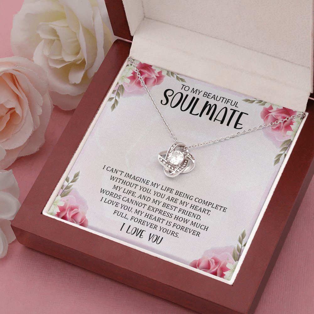 To My Beautiful Soulmate| I Can't Imagine My Life | Jewelry | C30011TG, C30011TR, lx-C30011, PB23-WOOD, PROD-2055708, PT-922, TNM-1, USER-43062 | TageUnlimited