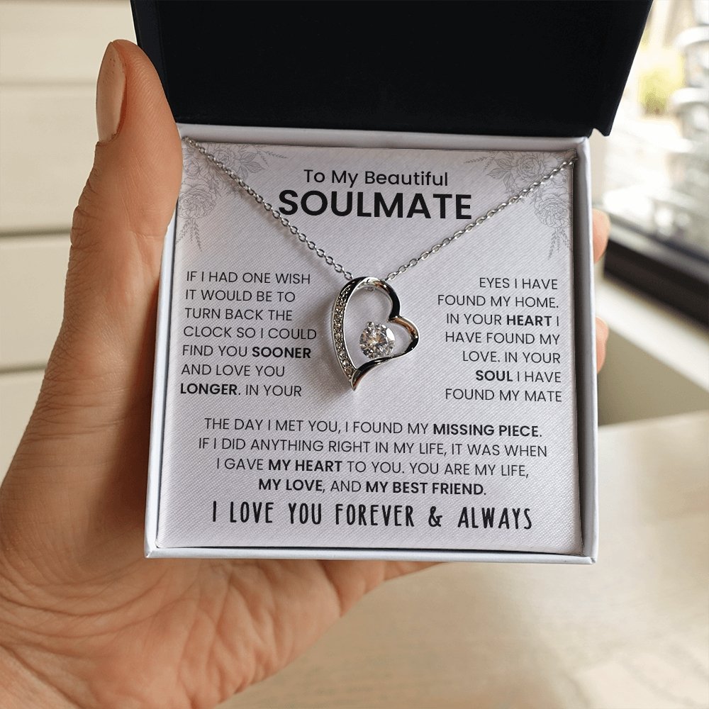 To My Beautiful Soulmate | If I Had One Wish | Jewelry | C30025TG, C30025TR, lx-C30025, PB23-WOOD, PROD-2242047, PT-781, TNM-1, USER-43062 | TageUnlimited