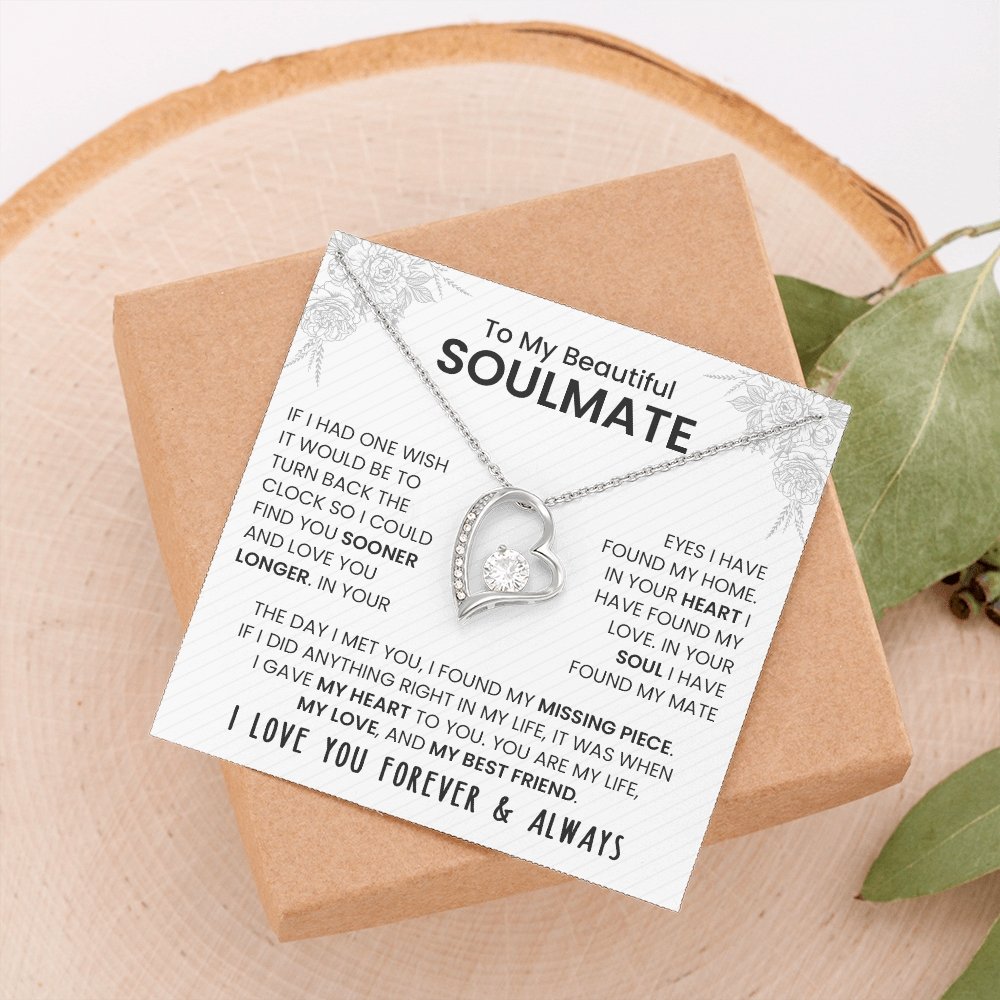 To My Beautiful Soulmate | If I Had One Wish | Jewelry | C30025TG, C30025TR, lx-C30025, PB23-WOOD, PROD-2242047, PT-781, TNM-1, USER-43062 | TageUnlimited