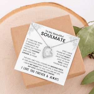 To My Beautiful Soulmate | If I Had One Wish | Jewelry | C30025TG, C30025TR, lx-C30025, PB23-WOOD, PROD-2242047, PT-781, TNM-1, USER-43062 | TageUnlimited