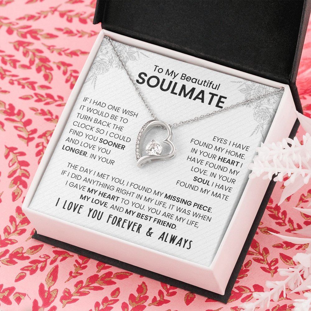 To My Beautiful Soulmate | If I Had One Wish | Jewelry | C30025TG, C30025TR, lx-C30025, PB23-WOOD, PROD-2242047, PT-781, TNM-1, USER-43062 | TageUnlimited