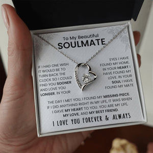To My Beautiful Soulmate | If I Had One Wish | Jewelry | C30025TG, C30025TR, lx-C30025, PB23-WOOD, PROD-2242047, PT-781, TNM-1, USER-43062 | TageUnlimited