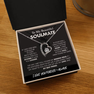 To My Beautiful Soulmate| If I Had One Wish | Jewelry | C30025TG, C30025TR, lx-C30025, PB23-WOOD, PROD-2164683, PT-781, TNM-1, USER-43062 | TageUnlimited