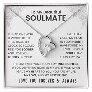 To My Beautiful Soulmate | If I Had One Wish | Jewelry | C30025TG, C30025TR, lx-C30025, PB23-WOOD, PROD-2242047, PT-781, TNM-1, USER-43062 | TageUnlimited