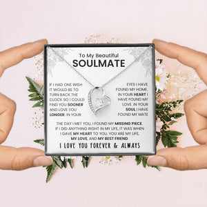 To My Beautiful Soulmate | If I Had One Wish | Jewelry | C30025TG, C30025TR, lx-C30025, PB23-WOOD, PROD-2242047, PT-781, TNM-1, USER-43062 | TageUnlimited