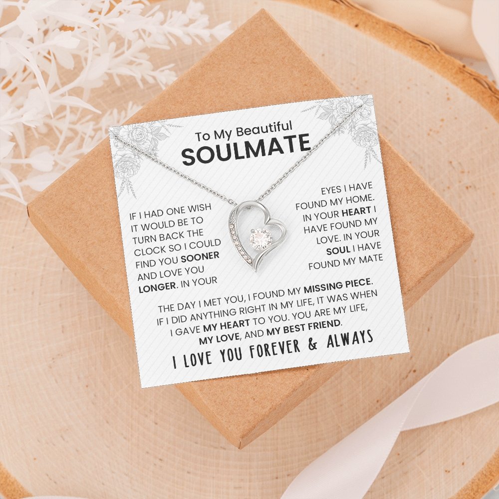 To My Beautiful Soulmate | If I Had One Wish | Jewelry | C30025TG, C30025TR, lx-C30025, PB23-WOOD, PROD-2242047, PT-781, TNM-1, USER-43062 | TageUnlimited