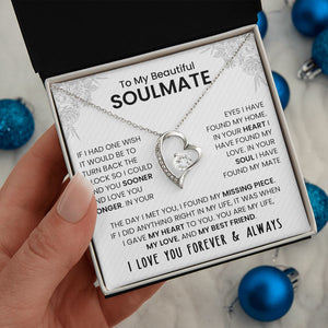 To My Beautiful Soulmate | If I Had One Wish | Jewelry | C30025TG, C30025TR, lx-C30025, PB23-WOOD, PROD-2242047, PT-781, TNM-1, USER-43062 | TageUnlimited